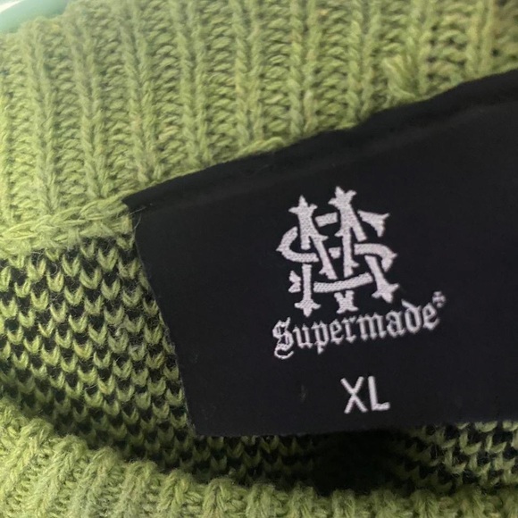 Knitted sweater green dinasours - Picture 5 of 6